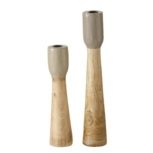 Bougeoir bois Boltze