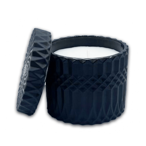 Les Lumières du Temps - Bougie Facette Noire 360gr