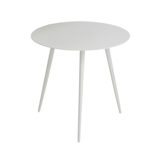 table metal blanche
