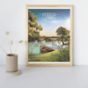 affiche vertou le portillon fred kermorvant authentik design vertou