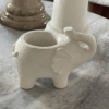 Opjet Déco Éléphant écru L15,5 P10 H10,5cm