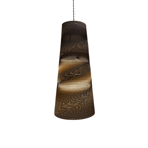 luminaire azart carton artisanal stella suspension