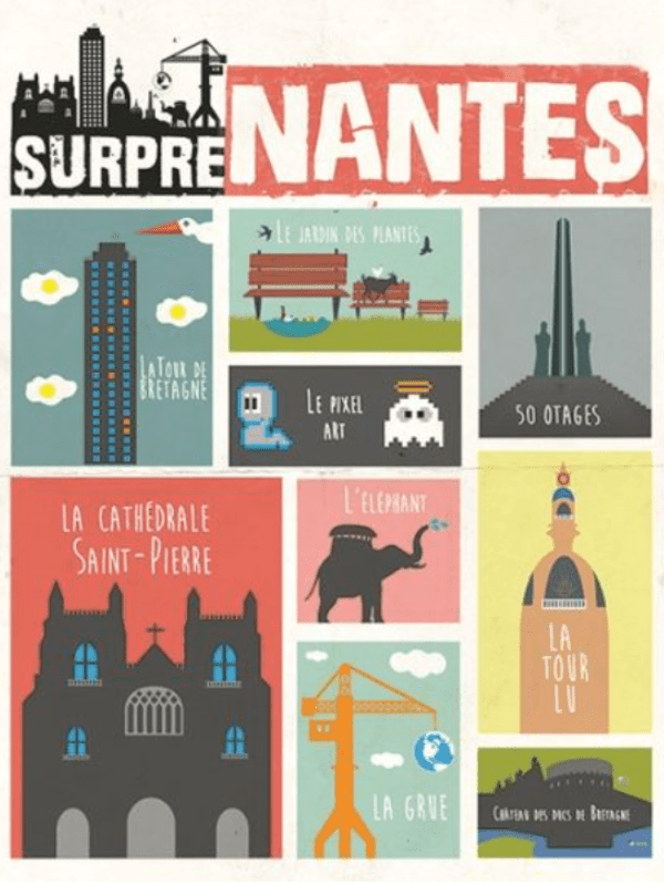 Affiche nantes authentik design 30X40cm