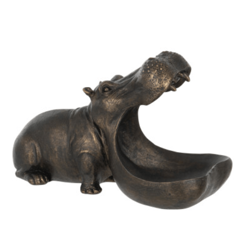 JOLIPA Hippopotame Poly Bronze vide poche