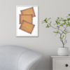 Affiche illustration petit beure lu nantes 30x40cm