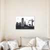 Affiche Nantes authentik design illustration nantes noir et blanc hallucinantes 42x59,4cm