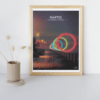 affiche illustration les anneaux de buren nantes fred kermorvant