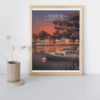 affiche chaussée des moines nuit fred kermorvant authentik design vertou