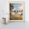 affiche chateau de la fremoire fred kermorvant authentik design vertou