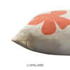 Sophie Janiere coussin 45x45cm bonheur blanc