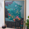 CARTE DU VIN À GRATTER – FRANCE