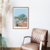 Ile-de-Versailles nantes illustration affiche artmoric 42x59,4cm
