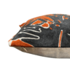 Coussin 45x45 cm rouge noir