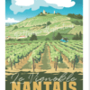 Pittoresco Affiche Le Vignoble Nantais 30x40cm