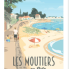 PittoResco Affiche les moutiers en retz 30x40cm
