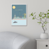 Affiche passion nantes 30x40cm. authentik design