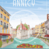 Wim Affiche Annecy 30x40cm