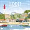 Wim Affiche Cap Ferret 30x40