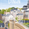 Wim Affiche Dinan 30x40cm