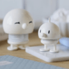 Figurine blanc à ressort taille s
