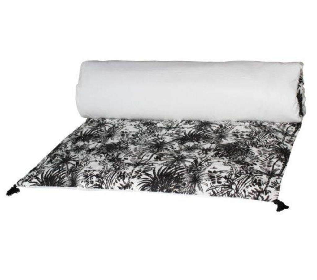 Housse d'édredon mahe noir et blanc - authentik design