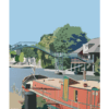 Ile-de-Versailles nantes illustration affiche artmoric 42x59,4cm