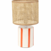 Lampe céramique canage et rayure