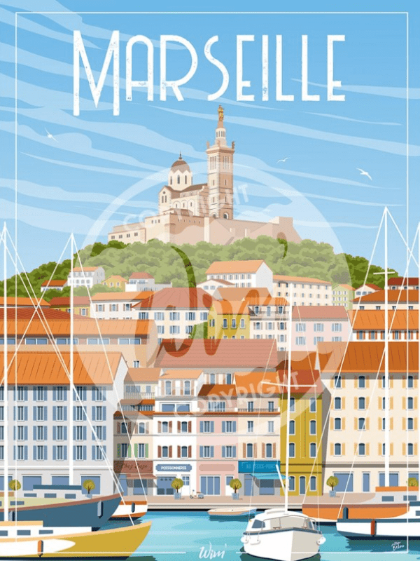 Wim Affiche Marseille 30X40