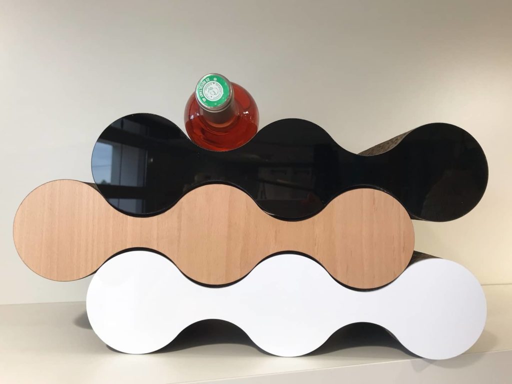 Porte bouteille carton authentik design