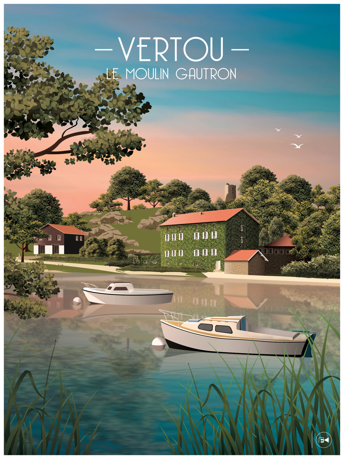 Affiche vertou moulin Gautron