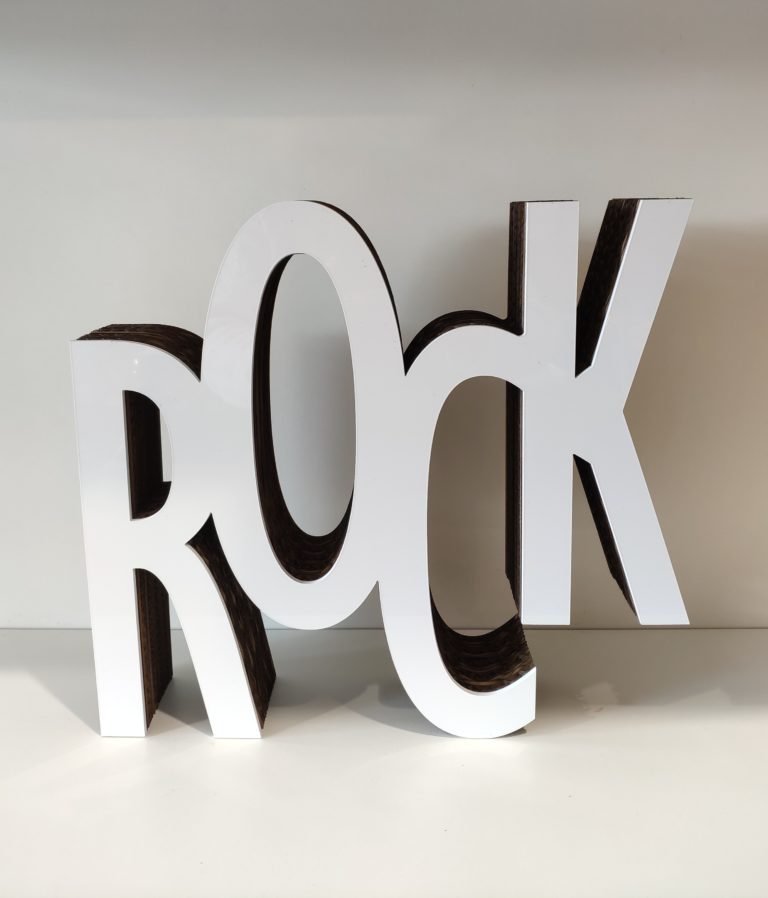 decoration rock en carton recyclé - authentik design