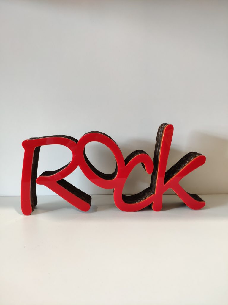 decoration rock en carton recyclé - authentik design 1