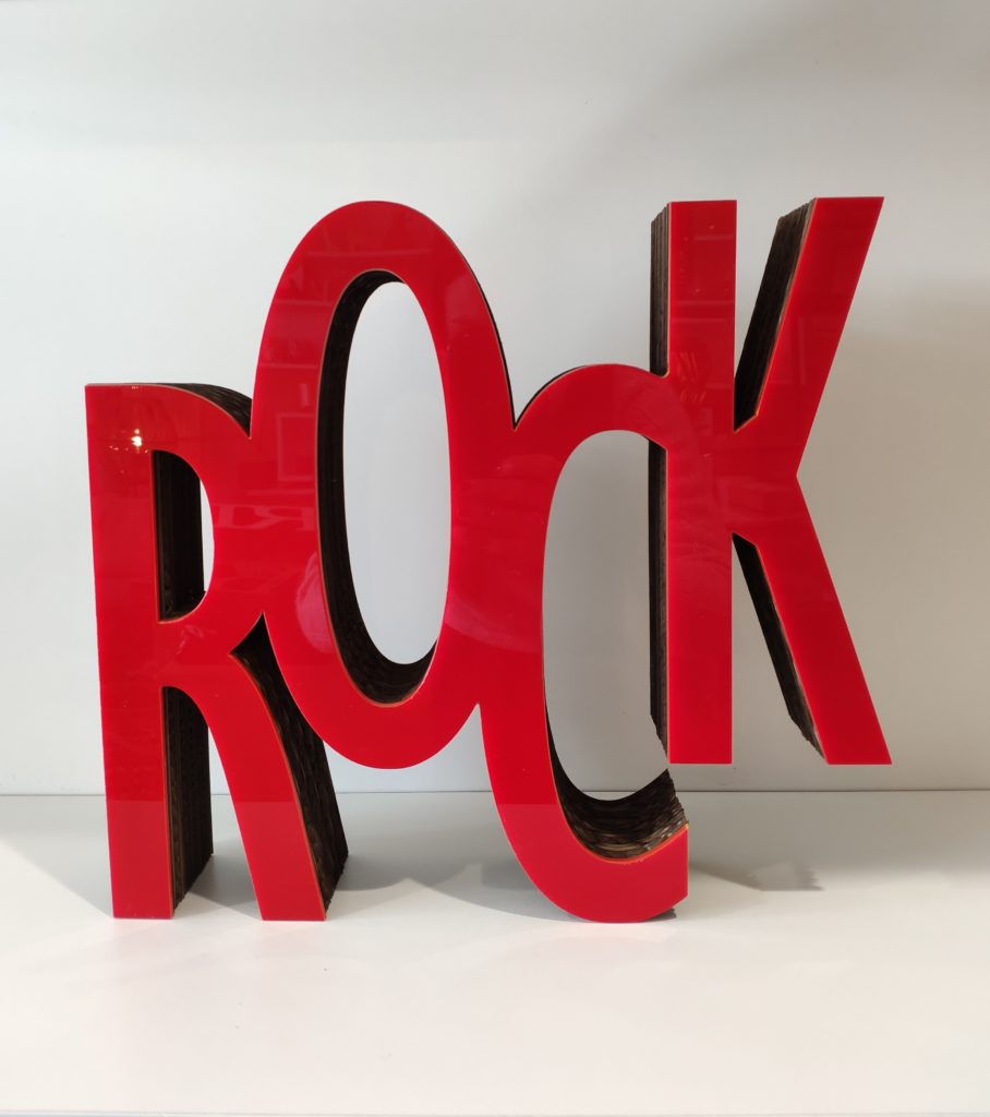 decoration rock en carton recyclé - authentik design 3