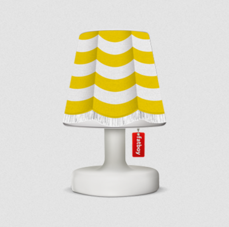 lampe cooper cappies curtain yellow - authentik design