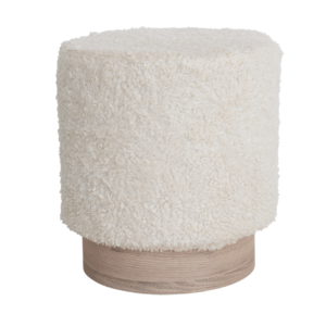 pouf mouton blanc authentik design