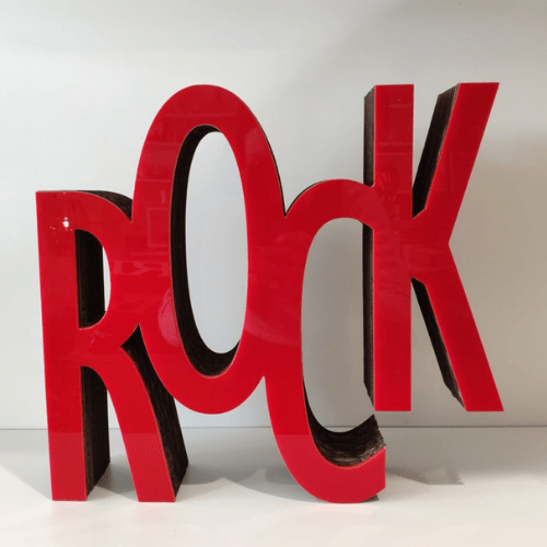 rock carton décoration