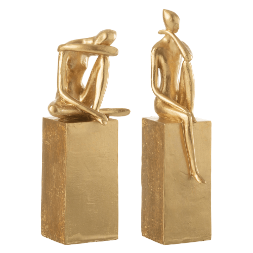 statue dorée deco personnage