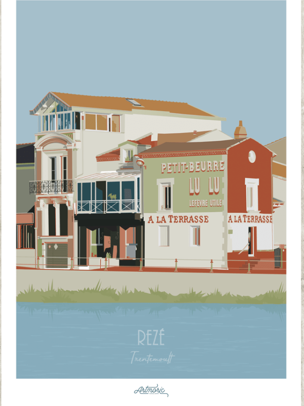 trentemoult rezé affiche artmoric illustration
